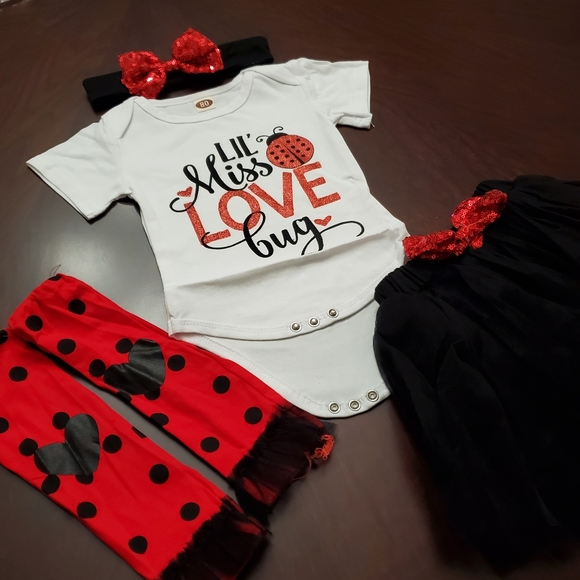 Valentine's Day Tutu set ❤ - Picture 3 of 3